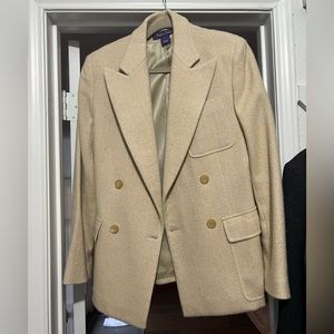 Ralph Lauren Collection Cream Blazer